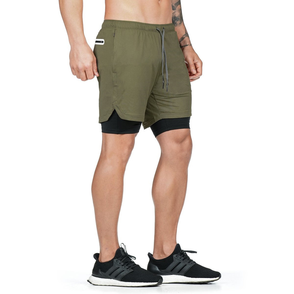 Short Tech Aaron® DryFit de Compressão Leve - Frete Grátis