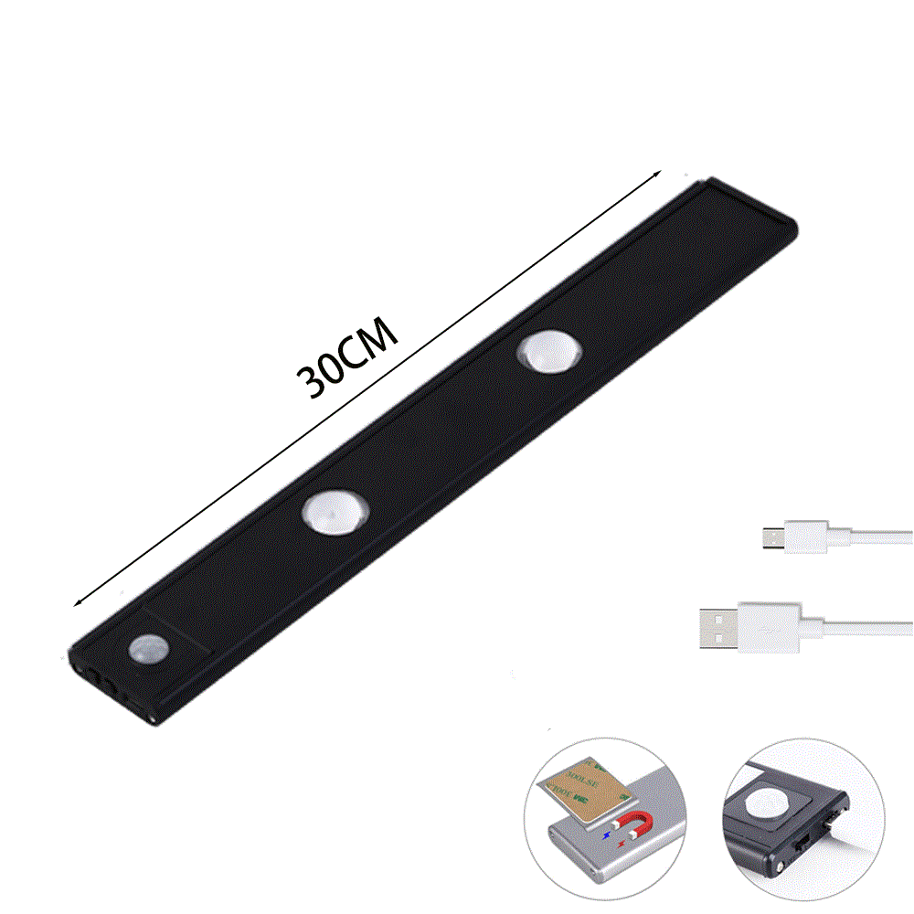 Luz de Led Para Armários, com Sensor de Movimento + Frete Grátis