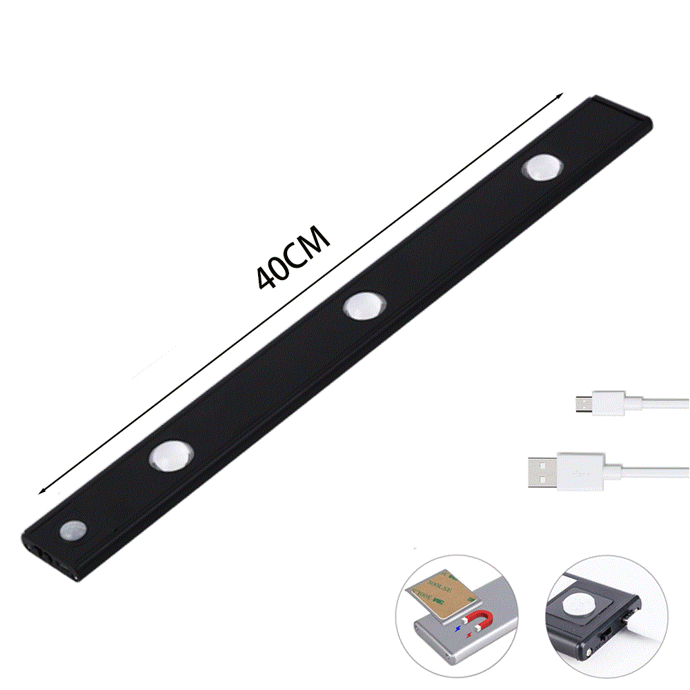 Luz de Led Para Armários, com Sensor de Movimento + Frete Grátis