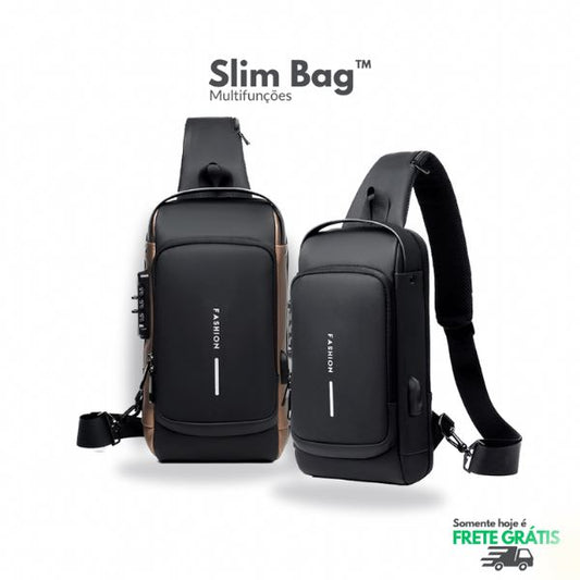 Bolsa Slim Bag™ - Mochila Anti-Furto com Senha e USB