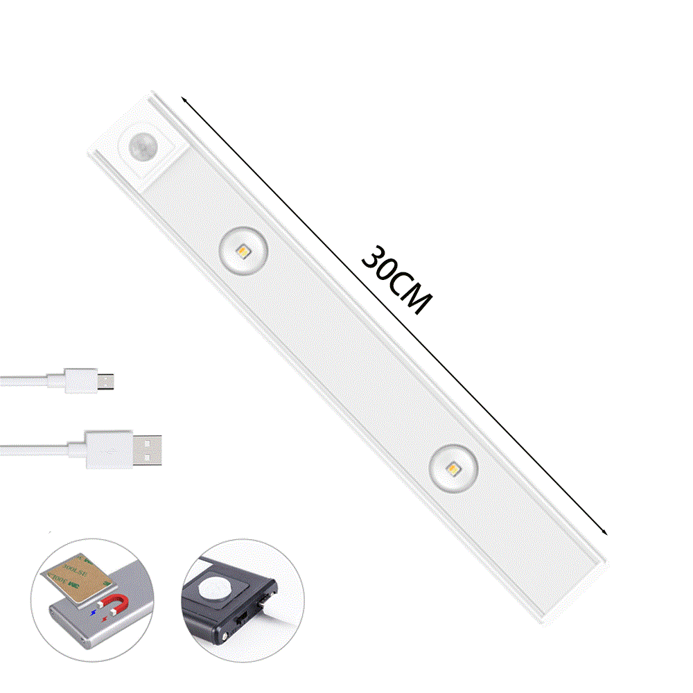 Luz de Led Para Armários, com Sensor de Movimento + Frete Grátis