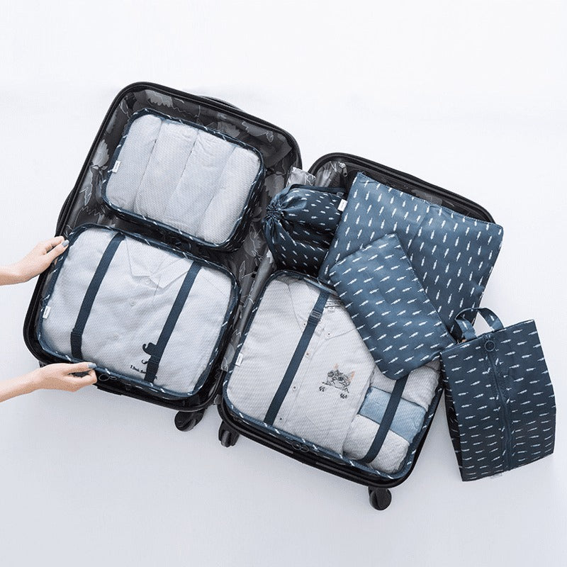 [PAGUE 4 LEVE 7] Kit 7 Bolsas Organizadoras Para Mala de Viagem STORAGE BAG - SUPER PROMOÇÃO POR TEMPO LIMITADO